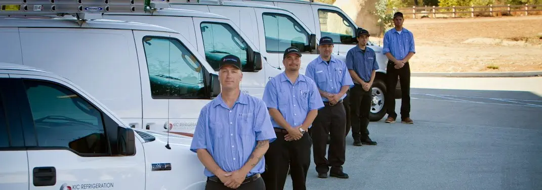 KIC Refrigeration crew ready for Mini Split Repair jobs across Travis Ranch